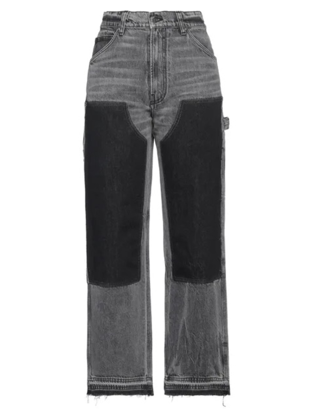 Amiri Two-Tone Black & Gray carpenter Jeans
